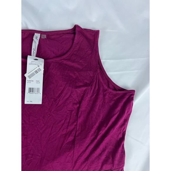 NY Collection Dresses & Skirts - NY Collection Women's Plus Size PXL Sleeveless Dress‎ Fuchsia Pink